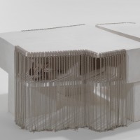 <a href="https://www.galeriegosserez.com/artistes/salomon-celine.html">Céline Salomon</a> - Cityscape II -  Paire de tables basses